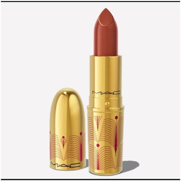 MAC Holiday 2024 Frost Lipstick in Brushed in Bronze - Picture 3 of 16